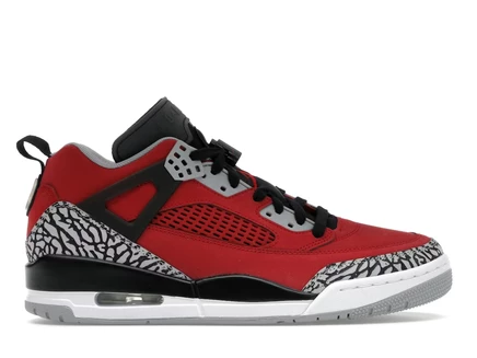 Мужские кроссовки Jordan Spizike Low Toro, красно-серо-черные