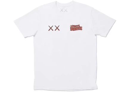 Мужская футболка KAWS x Monsters Frute Brute, белая