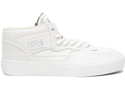 Мужские кроссовки vans vault og half cab hemp, белые