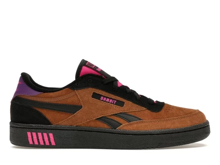 Мужские кроссовки Reebok Club C Revenge Gambit, коричневые/черные/розовые