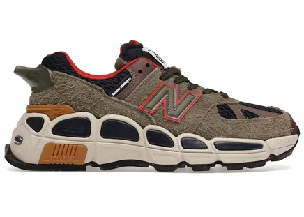 Кроссовки New Balance 574 YURT, зелёно-бордовые
