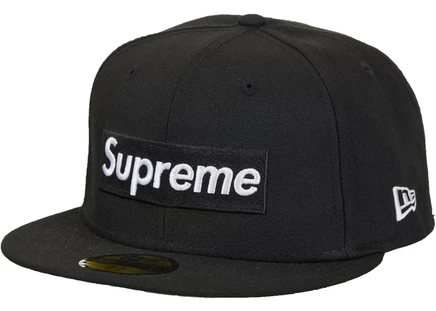 Supreme Championship Box Logo New Era 59Fifty Hat Black black