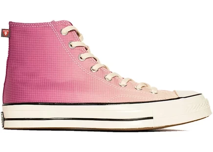 Мужские высокие кеды Converse Chuck Taylor All Star 70 Primaloft, розово-марунные/жёлтые