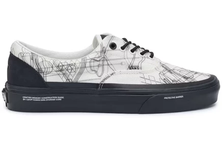 Мужские кроссовки Vans Era C2H4, бело-черные