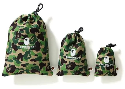 Унисекс набор чехлов Bape Abc Gadgets, зеленый