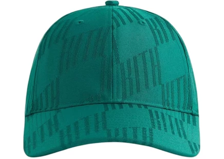 Унисекс кепка KITH x adidas Football Jacquard, зеленая
