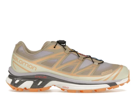 Мужские кроссовки Salomon XT-6 Skyline, бело-персиковые