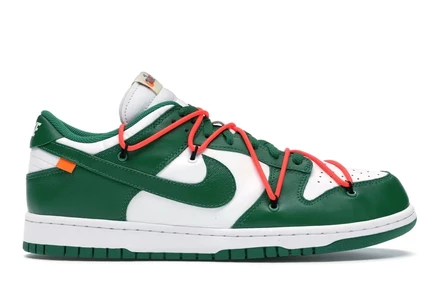 Мужские кроссовки Nike Dunk Low Off-White, сосново-зеленые