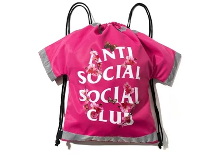 Унисекс сумка Anti Social Social Club Cute AF, розовая