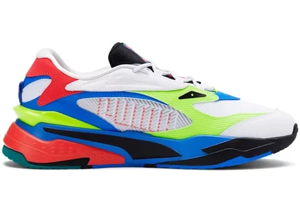 Кроссовки Puma RS Fast Dazed, бело-голубо-оранжевые