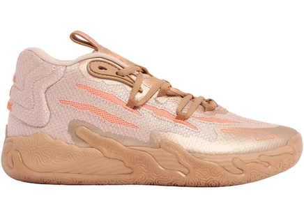 Детские кроссовки Puma LaMelo MB.03, золотисто-абрикосовые