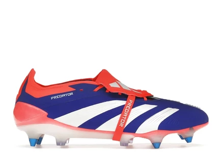 Мужские бутсы Adidas Predator Elite SG, голубые/белые/красные