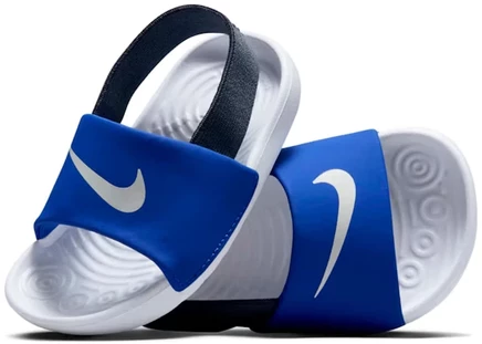 Детские шлепанцы Nike Kawa, сине-белые