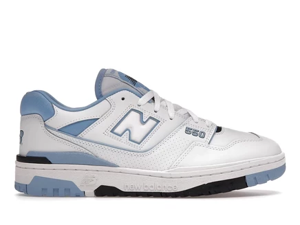Мужские кроссовки New Balance 550 UNC бело-голубые