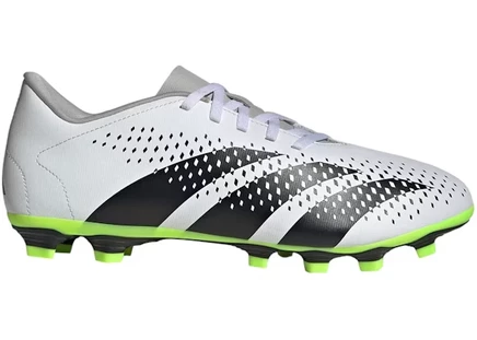 Мужские бутсы Adidas Predator Accuracy.4 FG, бело-лимонные