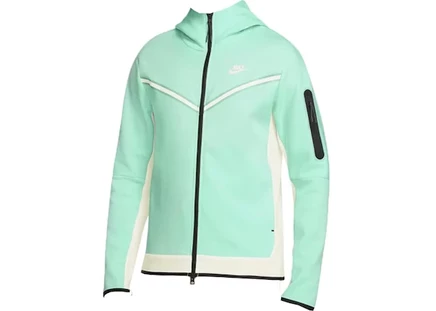 Мужское худи Nike Sportswear Tech Fleece, мятно-белое