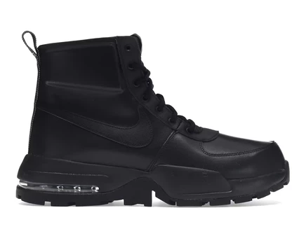 Мужские высокие кроссовки Nike Air Max Goaterra 2.0 из телячьей кожи, черные