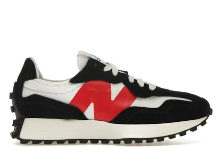 Унисекс кроссовки New Balance 327, бело-черно-красные