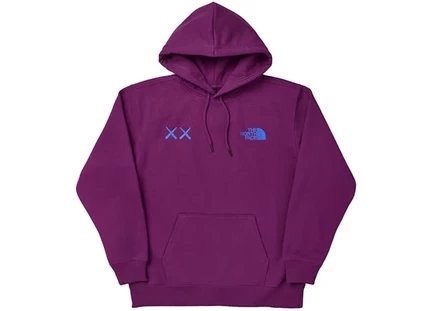 Мужское худи KAWS x The North Face Popover, пурпурная