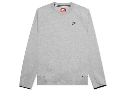 Мужской свитшот Nike Sportswear Tech Fleece OG Crewneck, темно-серый/черный