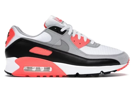 Nike Air Max 90 Infrared (2020) white/black-cool grey-radiant red