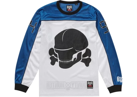 Supreme Bounty Hunter Mesh Moto Jersey White white