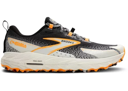 Мужские кроссовки Brooks Cascadia 18, черно-сине-оранжевые