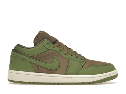 Женские кроссовки Jordan 1 Low SE Brown Kelp, коричневые