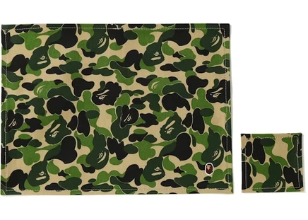 Набор подставок Bape ABC Placemat and Coaster, зеленый