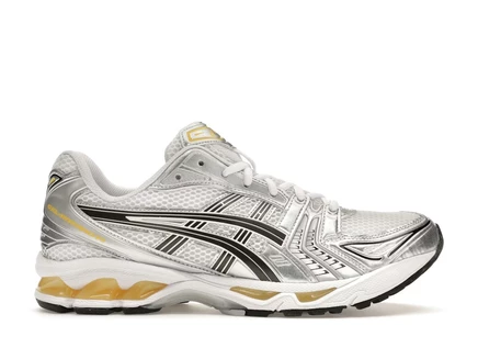 Мужские кроссовки Asics GEL-Kayano 14, белые/желтые