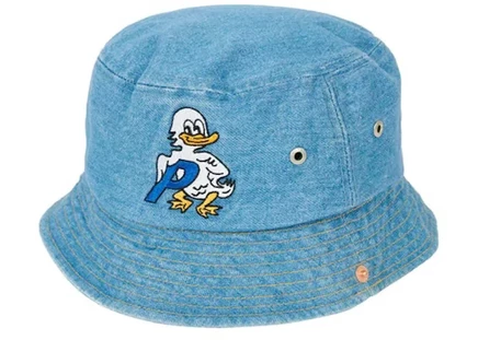 Мужская панама Palace Duck Denim, stone wash
