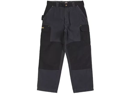 Мужские карго-штаны supreme dickies cordura, черный деним