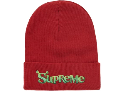 Унисекс шапка Supreme Shrek, кардинал