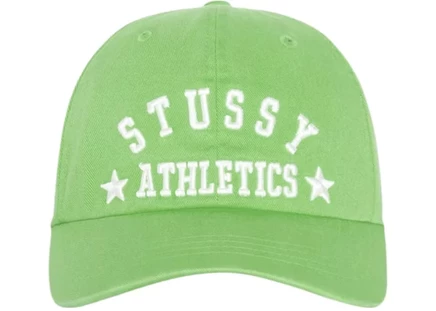 Унисекс регулируемая кепка Stussy Low Profile, зеленая