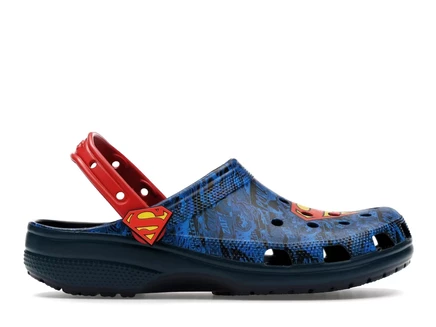 Мужские кроксы Crocs Classic Clog DC Comics Superman, синий/красный
