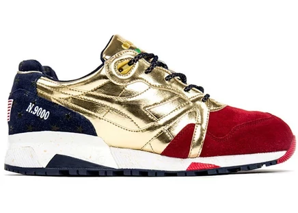 Мужские кроссовки Diadora N9000 Social Status Rio Olympic Medals, золотые