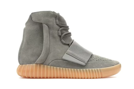 Мужские кроссовки Adidas Yeezy Boost 750, светло-серые