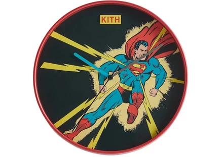 Настенные часы Kith x Superman Lightning Bolt, многоцветные