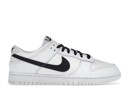 Мужские кроссовки Nike Dunk Low Reverse Panda, бело-черные