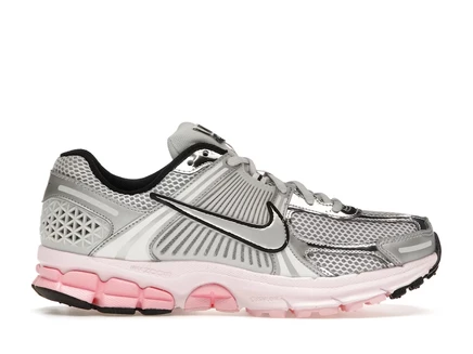 Женские кроссовки Nike Zoom Vomero 5 с технологией Zoom, серебристо-розовые