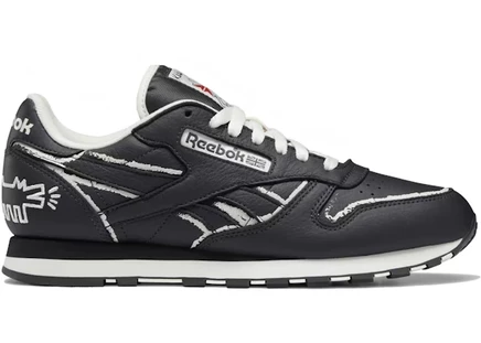 Мужские кроссовки Reebok Classic Leather Keith Haring, серые