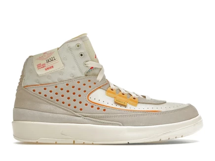 Мужские кроссовки Jordan 2 Retro SP Union Rattan, бежевые