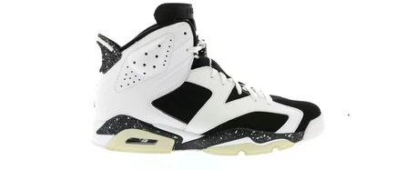 Мужские кроссовки Jordan 6 Retro Oreo, бело-черные