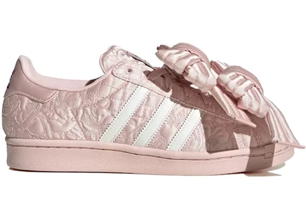 Женские кроссовки Adidas Superstar Caroline Hu песочно-розовые/белые/землистые