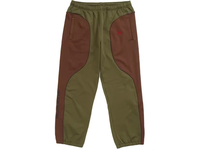 Спортивные штаны Supreme Jordan Tricot, оливковые