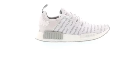 Мужские кроссовки Adidas NMD R1 Whiteout, белые