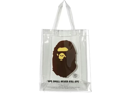 Унисекс сумка-тоут Bape, прозрачная