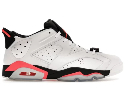 Мужские кроссовки Jordan 6 Retro Low, White/Infrared