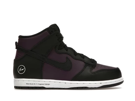 Детские кроссовки Nike Dunk High Fragment Beijing, винные/черные/белые