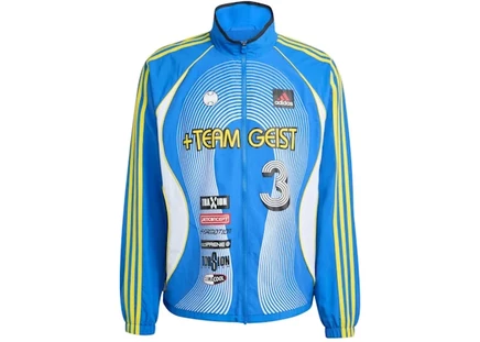 Мужская олимпийка adidas teamgeist tracktop, сине-черно-белая